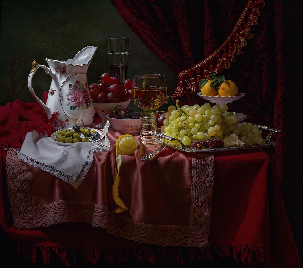 Still life in the Dutch style with a jug art print by Svetlana L for $57.95 CAD