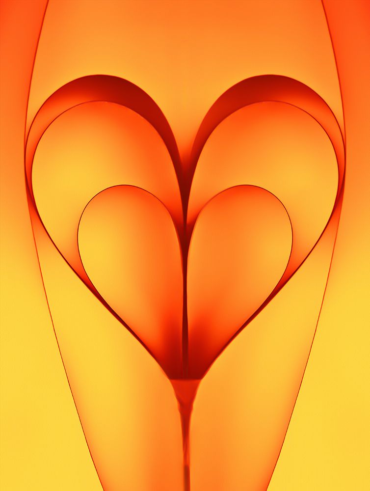 The Bounded Hearts art print by Nilesh J. Bhange for $57.95 CAD