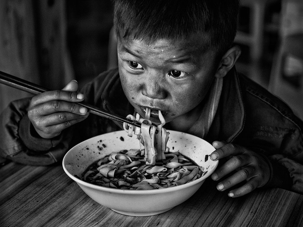 Spicy Noodle art print by BJ Yang for $57.95 CAD