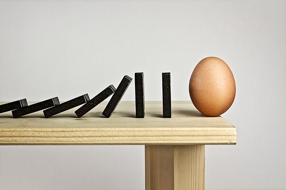 Domino Effect art print by Mister Solo for $57.95 CAD