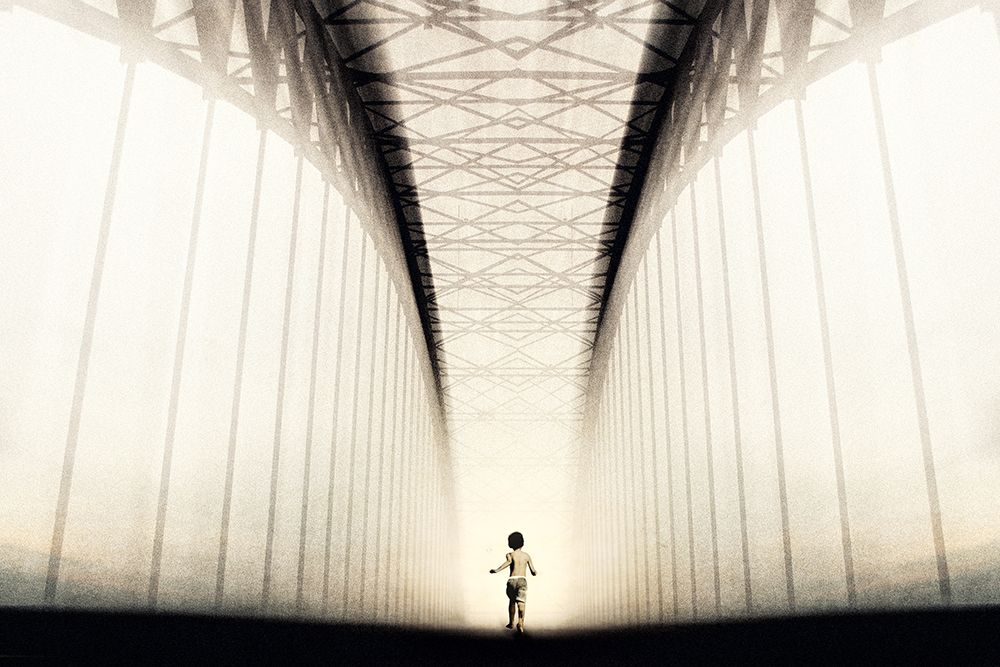 to the future... art print by trijoko for $57.95 CAD