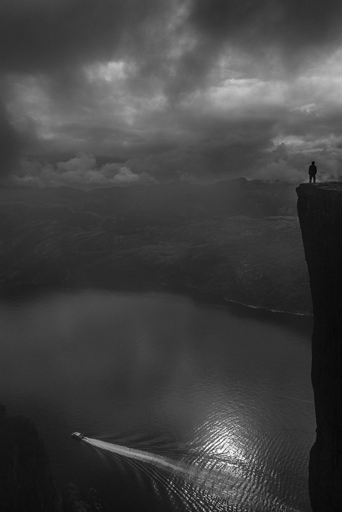 On the edge art print by Carlos Grury Santos for $57.95 CAD