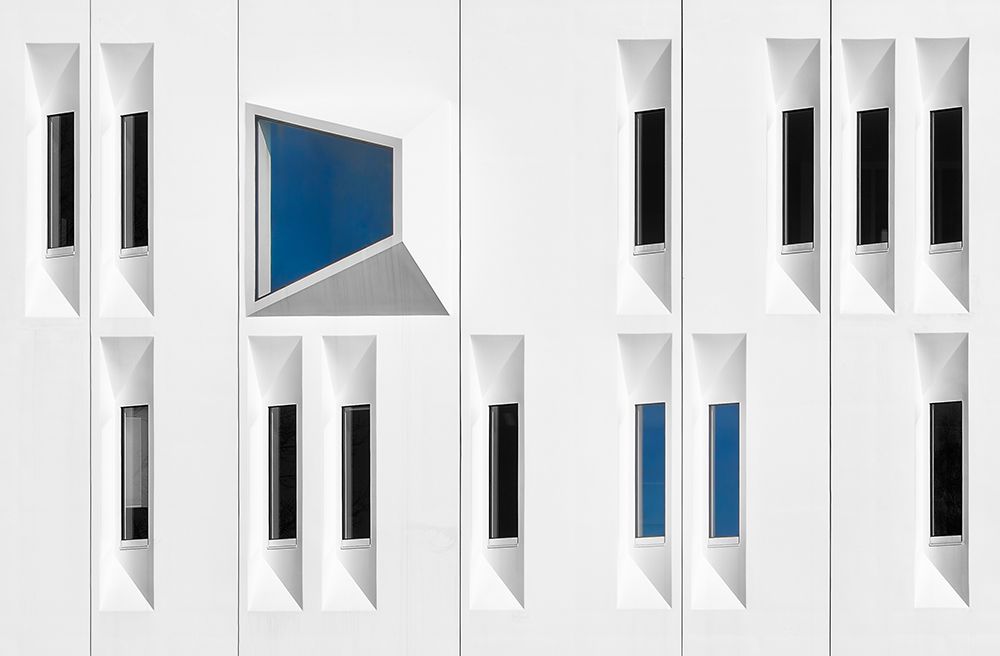 Composition in white art print by Michiel Hageman for $57.95 CAD