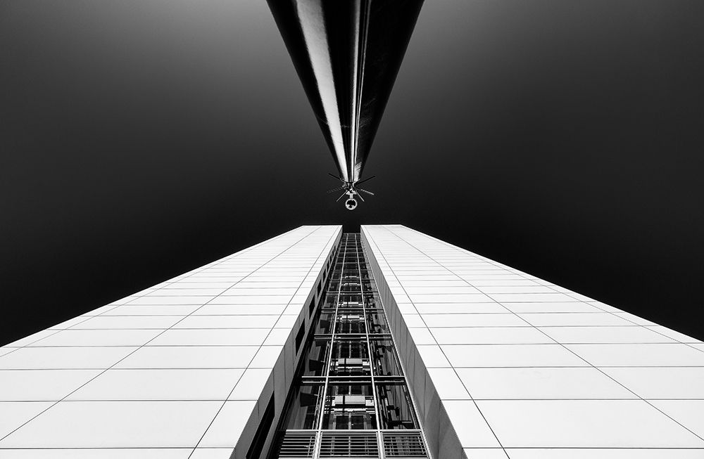 Guarding the Elevator Shaft art print by Michiel Hageman for $57.95 CAD