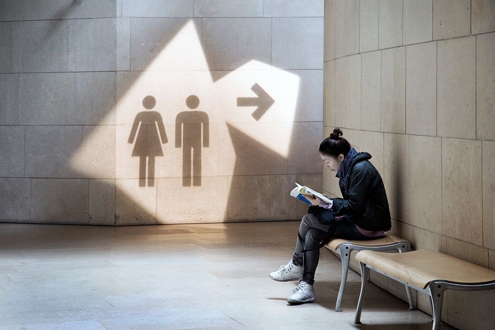 lady-in-waiting art print by Linda Wride for $57.95 CAD