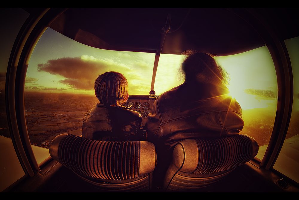 Flying art print by Sebastien Lory for $57.95 CAD