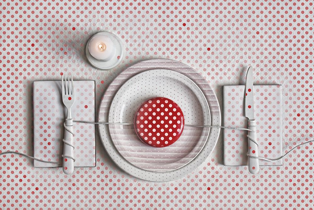 Dotted Dinner art print by Dimitar Lazarov for $57.95 CAD