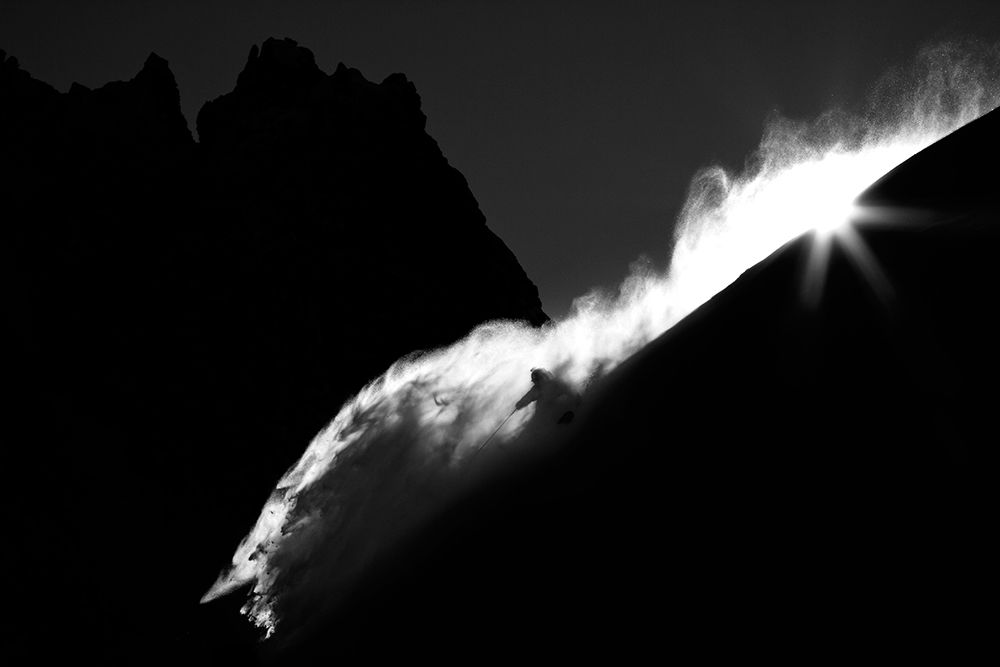 Powder Turn art print by Tristan Shu for $57.95 CAD
