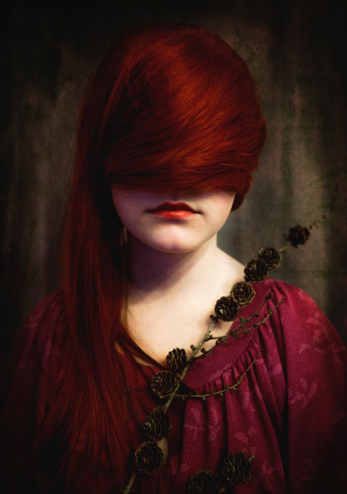 Redhead art print by Jorun Larsen for $57.95 CAD
