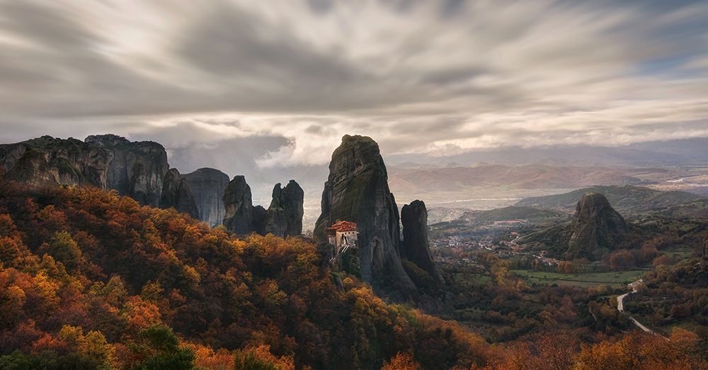 Meteora - The holy rocks art print by Chris Kaddas for $57.95 CAD