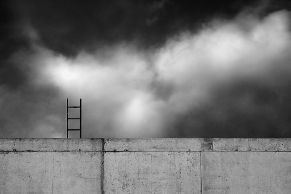 Ladder And Wall... art print by Gilbert Claes for $57.95 CAD