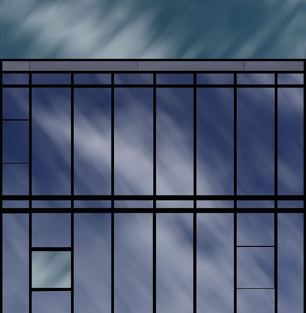 Facade running art print by Vladi Garcia for $57.95 CAD