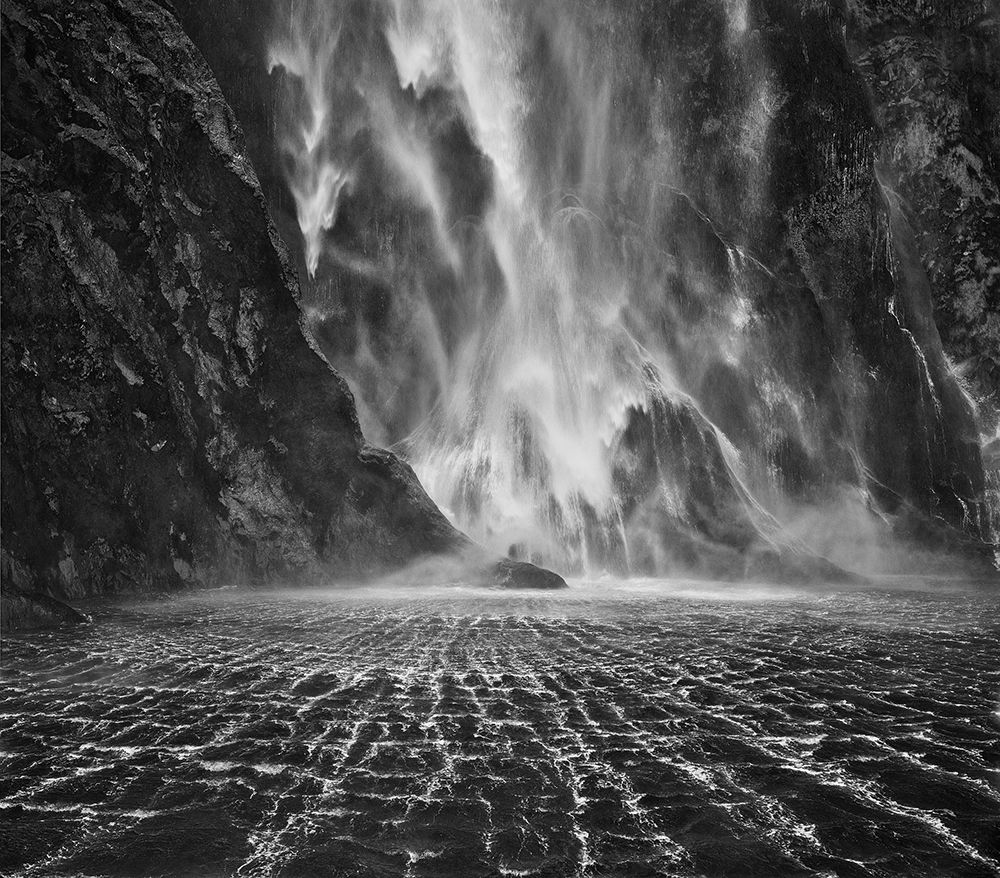 Milford Sound Waterfalls art print by Yan Zhang for $57.95 CAD