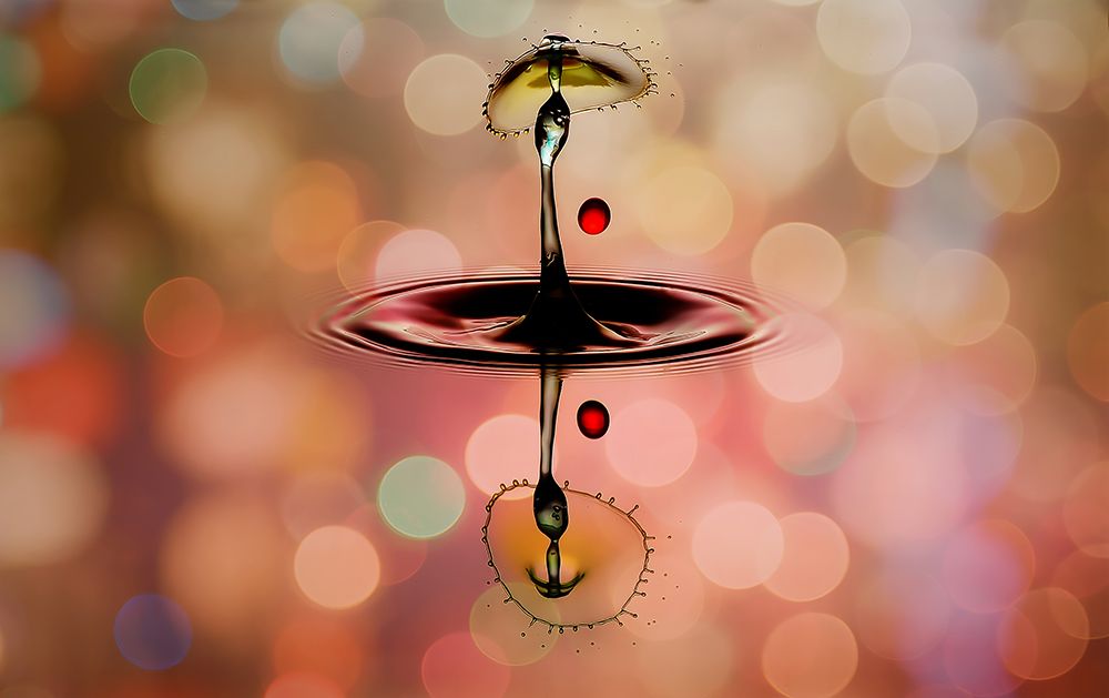Glamor and red dot art print by Muhammad Berkati for $57.95 CAD