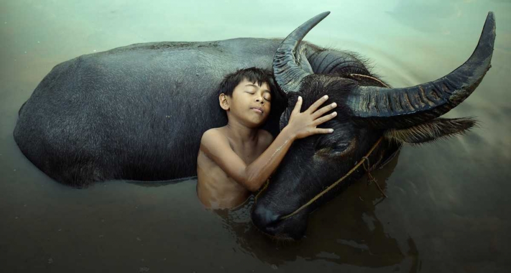 Peaceful art print by Fahmi Bhs for $57.95 CAD