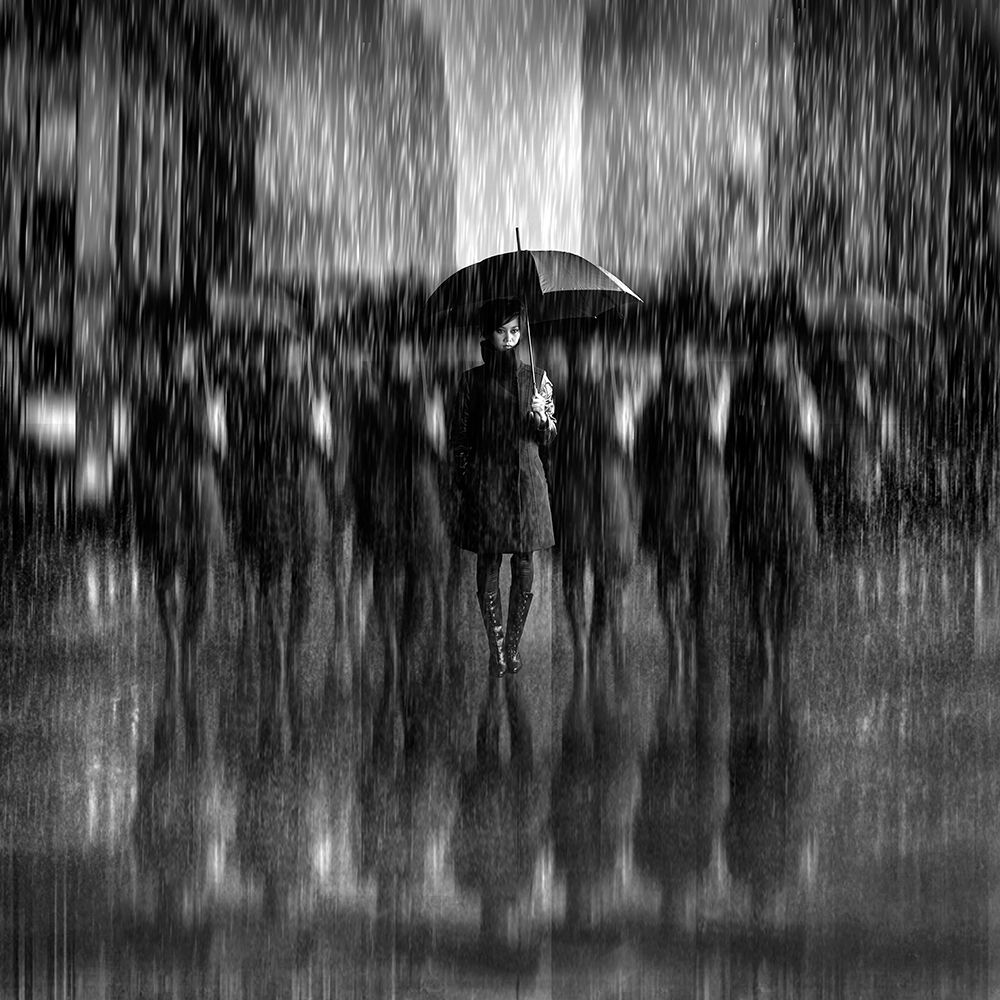Girls In The Rain art print by Antonyus Bunjamin (Abe) for $57.95 CAD