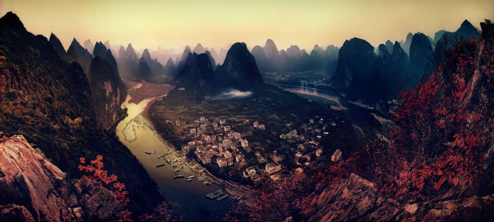 The Karst Mountains Of Guangxi art print by Clemens Geiger for $57.95 CAD