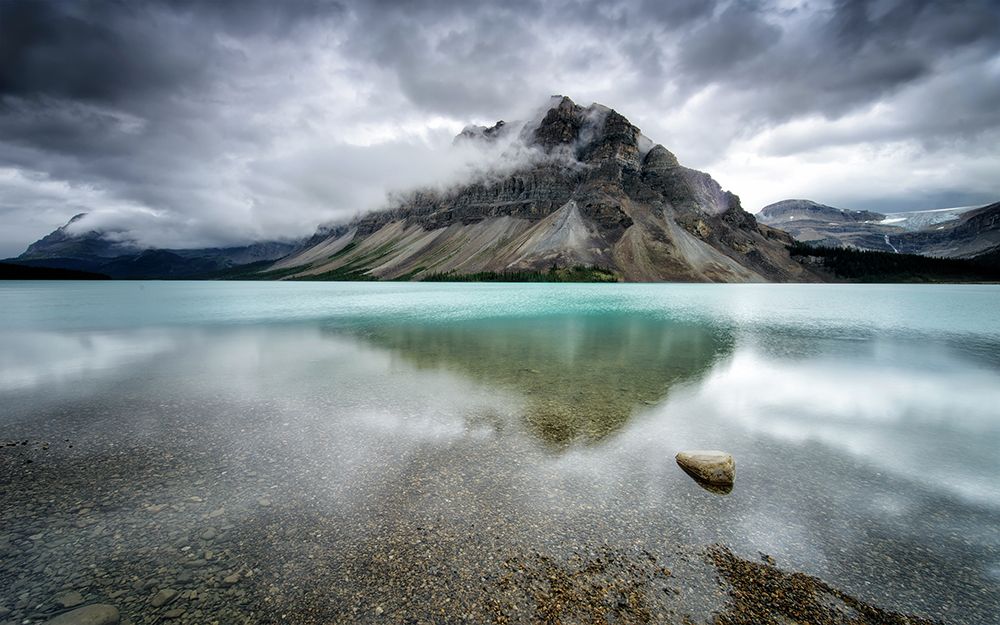 Bow Lake art print by Andrea Auf Dem for $57.95 CAD