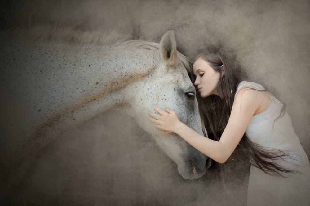 A Kiss art print by Olga Mest for $57.95 CAD