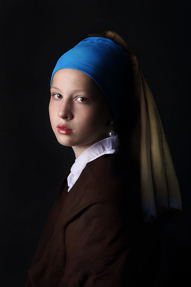 Girl with a Pearl Earring art print by Victoria Glinka for $57.95 CAD