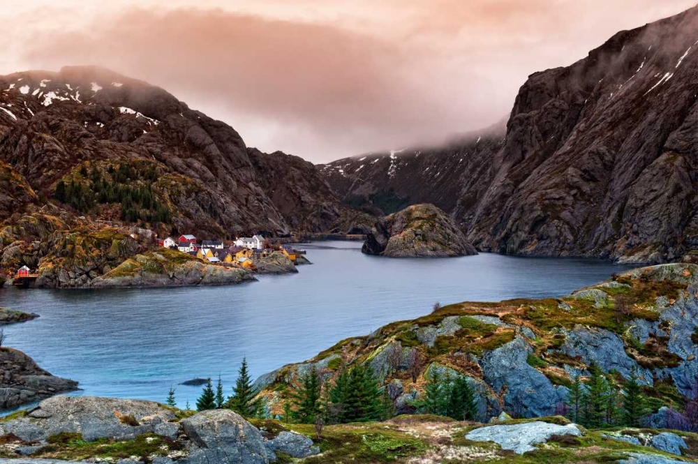 Norwegian Village art print by Liloni Luca for $57.95 CAD