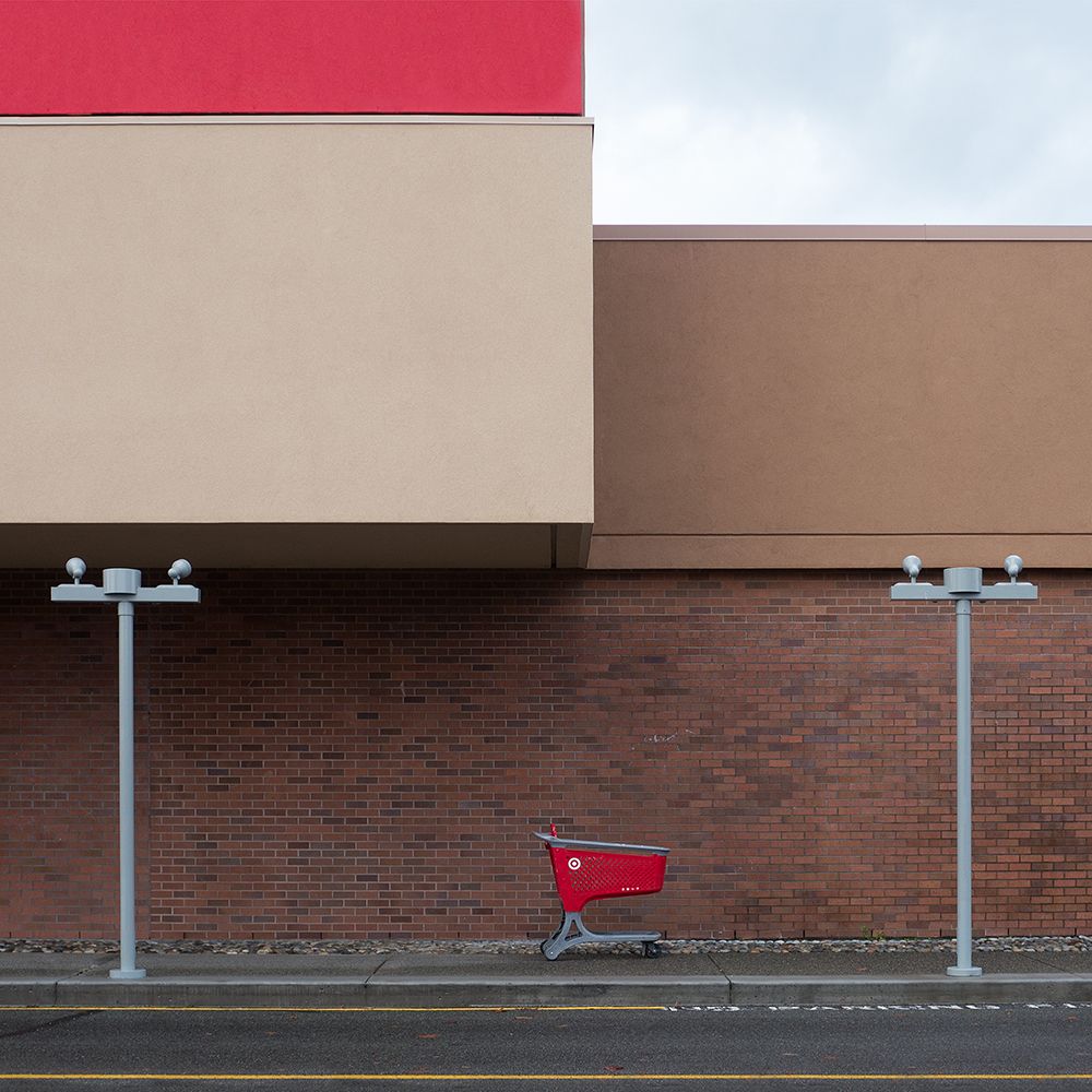 shopping cart art print by Klaus Lenzen for $57.95 CAD