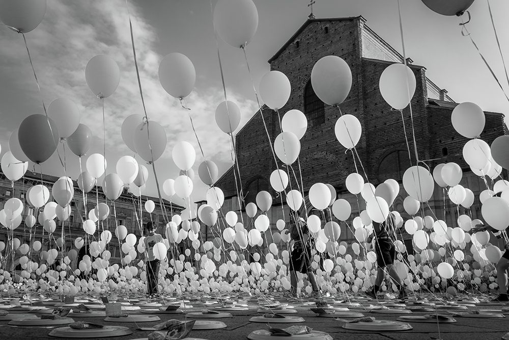 balloons for charity art print by Giorgio Lulli for $57.95 CAD