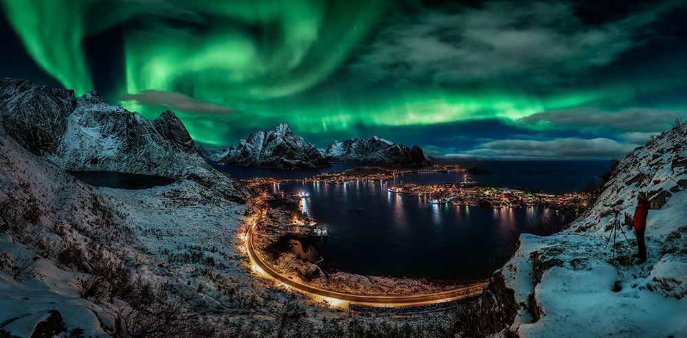 Chasing The Northern Lights art print by Javier De La for $57.95 CAD