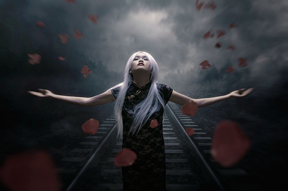 Dark Of Beauty Conceptual art print by Mohamad Mahir for $57.95 CAD