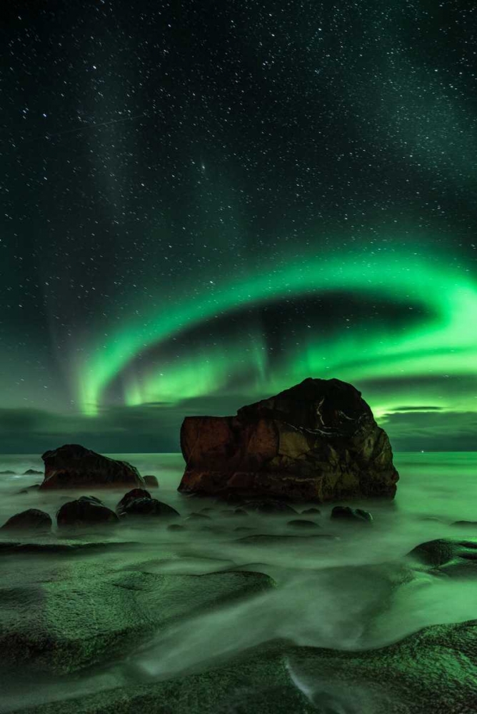 Aurora, Uttakleiv art print by Ajit Menon for $57.95 CAD