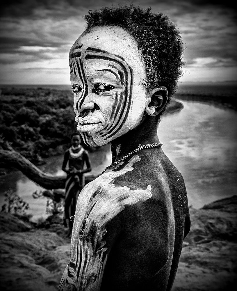 A Boy Of The Karo Tribe. Omo Valley (Ethiopia). art print by Joxe Inazio Kuesta for $57.95 CAD