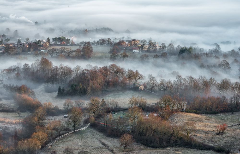 misty fields art print by Riccardo Lucidi for $57.95 CAD