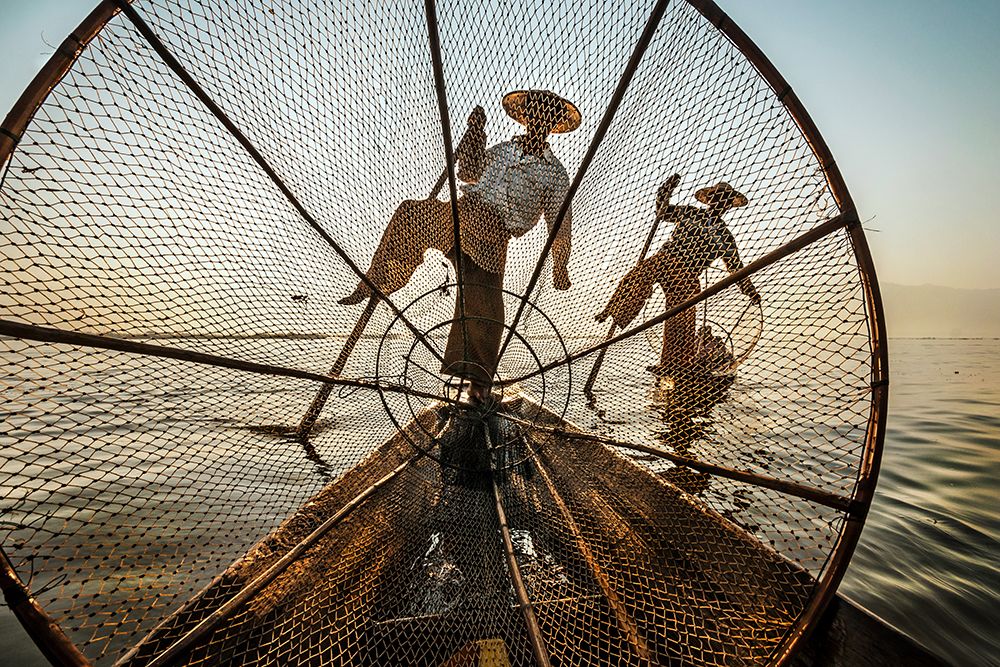 Intha Fishermen art print by Michele Martinelli for $57.95 CAD