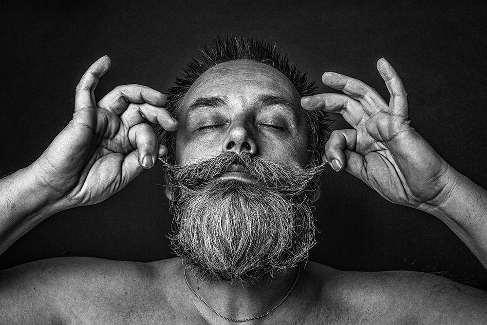 Bearded art print by Bas Pisa for $57.95 CAD