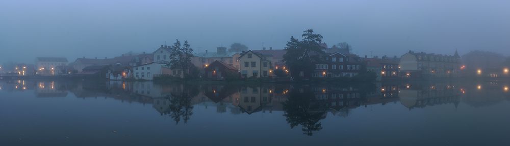 When darkness begins to release its grip of the Old Town art print by Arne Ostlund for $57.95 CAD