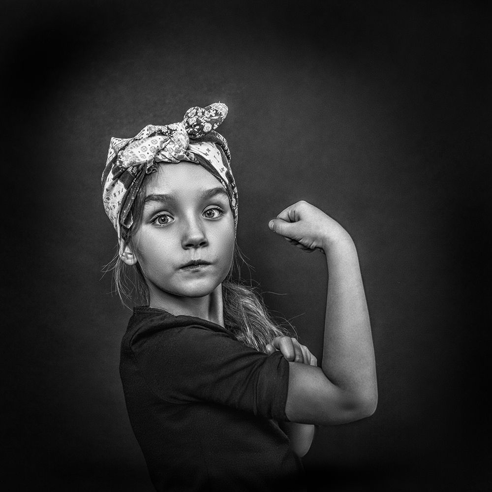 Girl power of the future art print by Bas Pisa for $57.95 CAD
