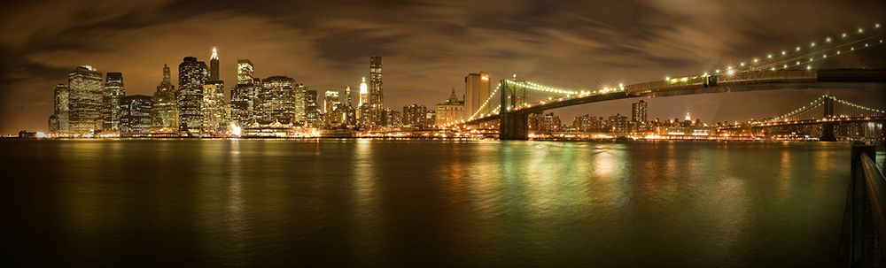 New York Skyline art print by Shubhra Pandit for $57.95 CAD