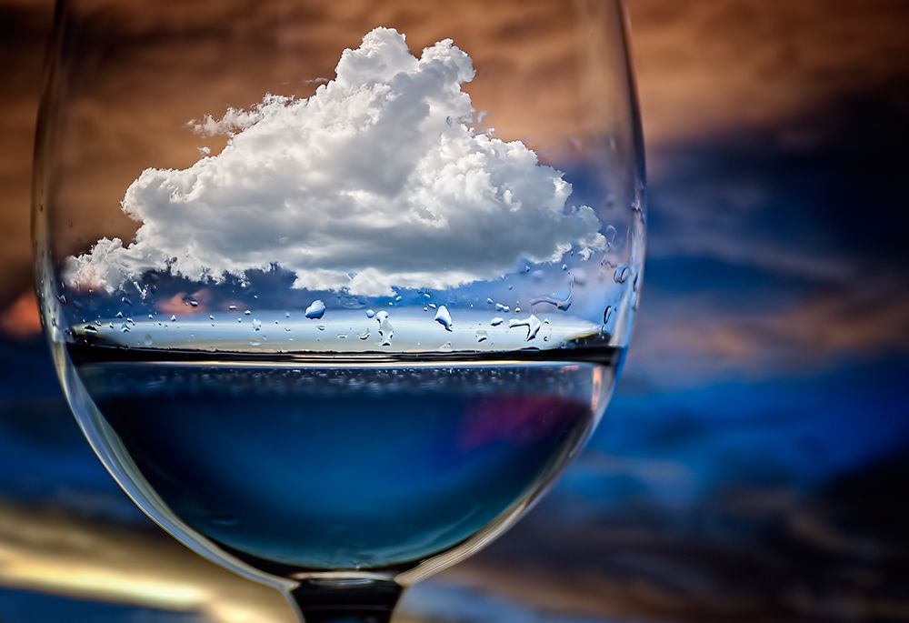 Cloud In A Glass art print by Chechi Peinado for $57.95 CAD