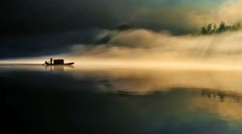 Fog Sprinkle The East River art print by Hua Zhu for $57.95 CAD