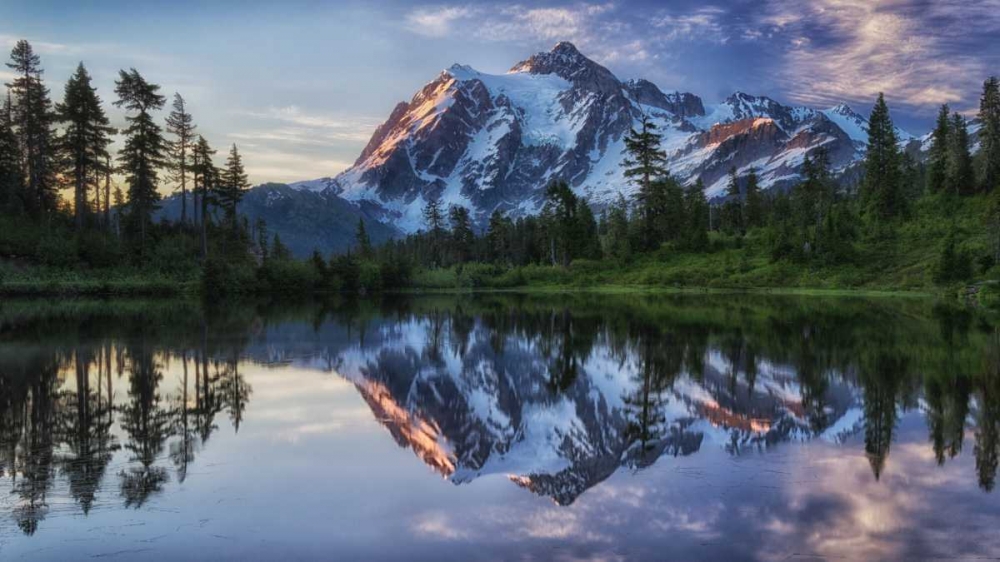 Sunrise On Mount Shuksan art print by James K. Papp for $57.95 CAD