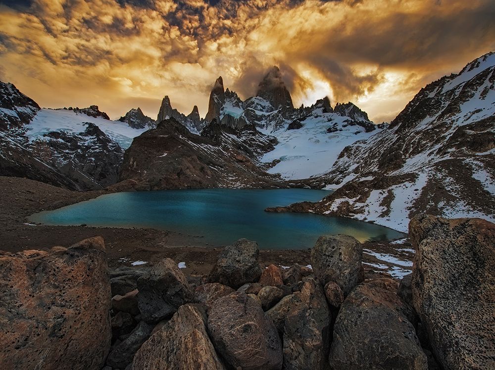 Mount Fitz Roy art print by Yan Zhang for $57.95 CAD