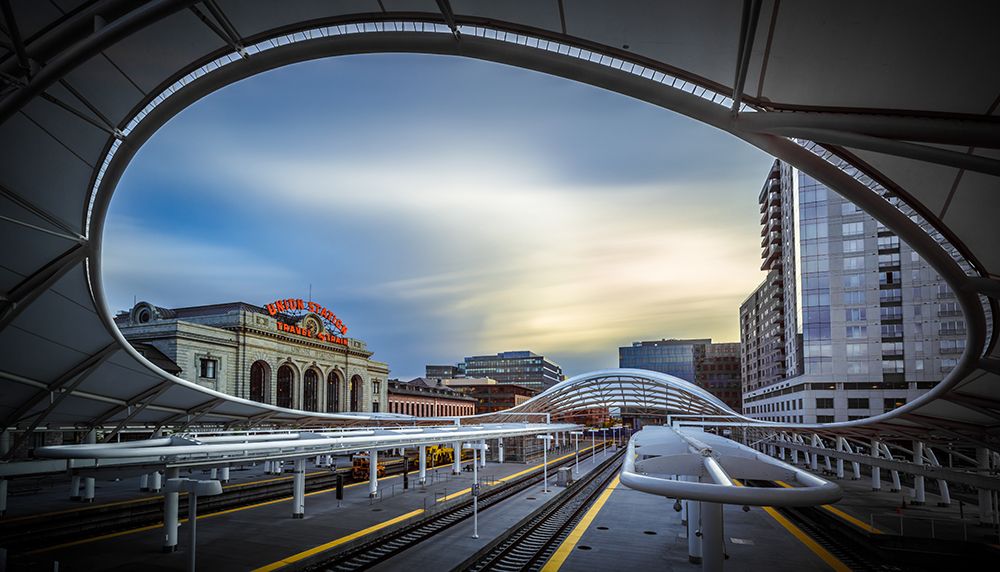 Union Station Denver - Slow Sunset art print by Jan Abadschieff for $57.95 CAD