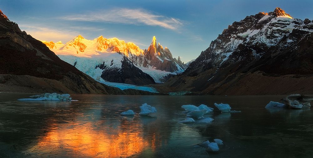 Morning Light at Cerro Torre art print by Yan Zhang for $57.95 CAD