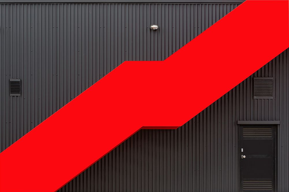RedStairs art print by Jan Niezen for $57.95 CAD