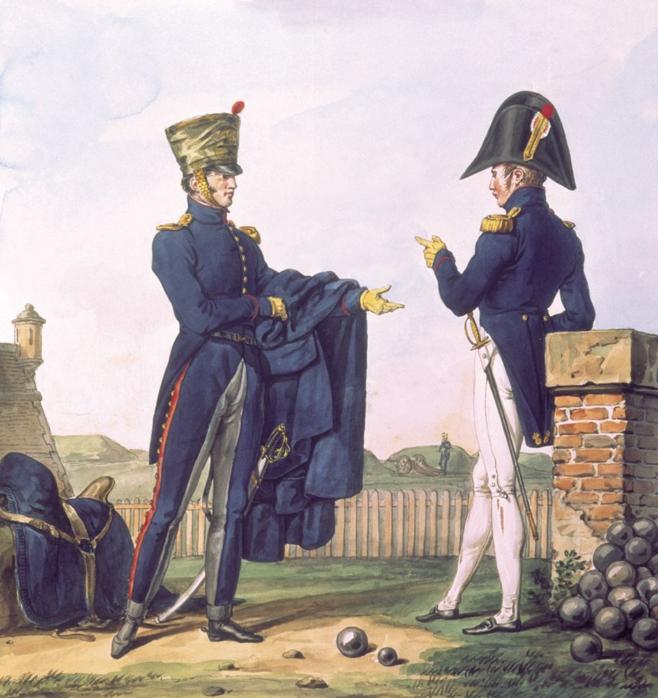 French Army, Artilleurs art print by Carle Vernet for $57.95 CAD
