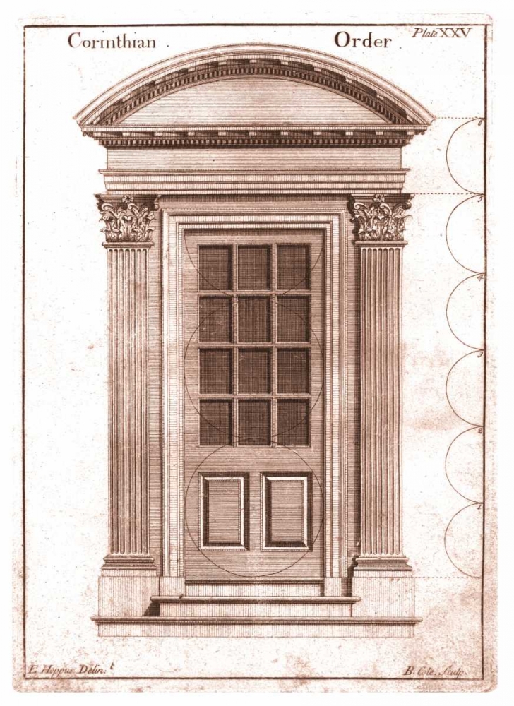 Door, Corinthian Order art print by Edward Hoppus for $57.95 CAD