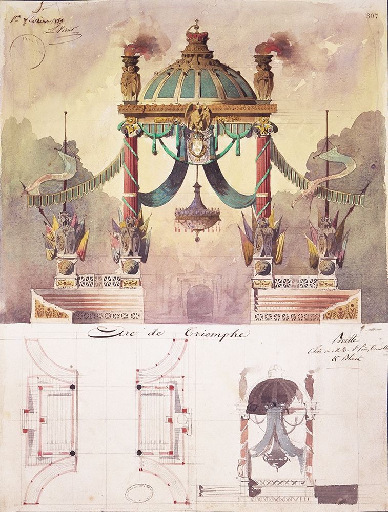 Arc de Triomphe, Design art print by Francois Philippe Boitte for $57.95 CAD
