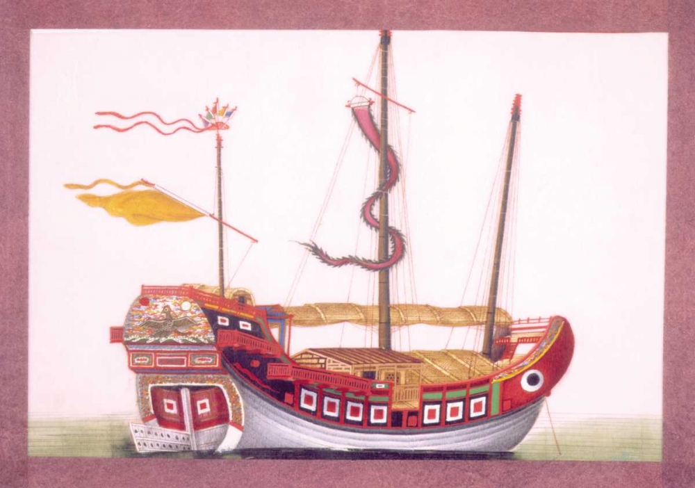 Chinese Junk art print by Chinese 1840 Anonymous for $57.95 CAD