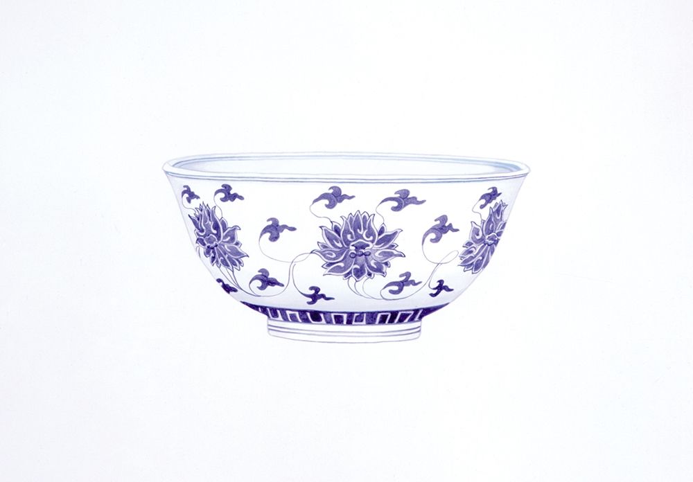 Lotus Blossom Bowl art print by Caroline Anderton for $57.95 CAD