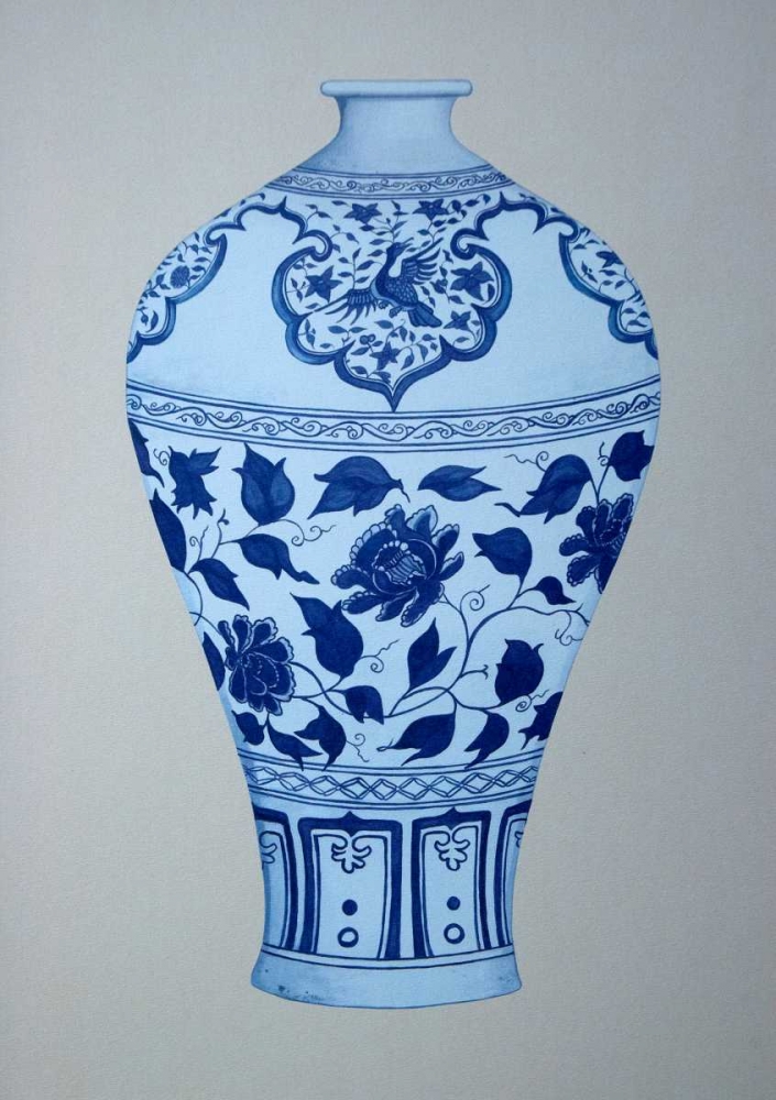 Ming, Passion Flower Vase art print by Caroline Anderton for $57.95 CAD